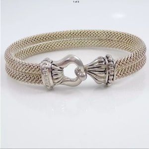 🆕LISTING ESPO 925 Mesh Bangle Bracelet EC